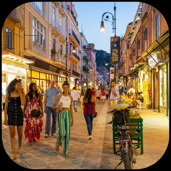Sorrento by night
